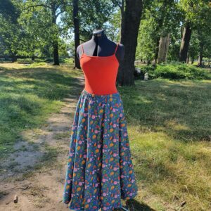 Pietra Dura Liberty Fabric Skirt