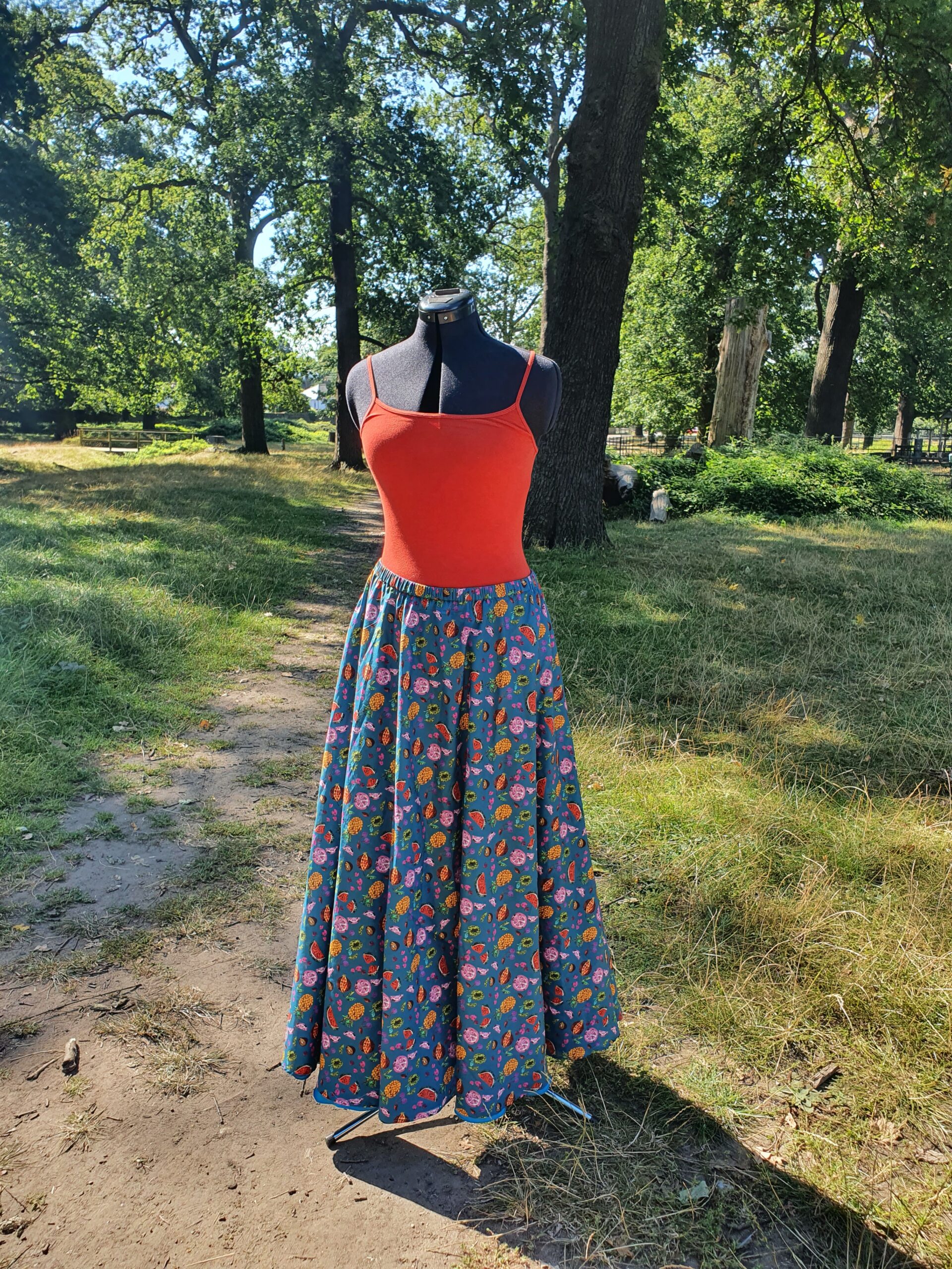 Petite Liberty of London Maxi, Midi Floral Printed Skirt - 100% Cotton ...